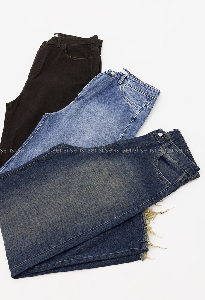 شلوار جین فول بگ ویت کد1006061